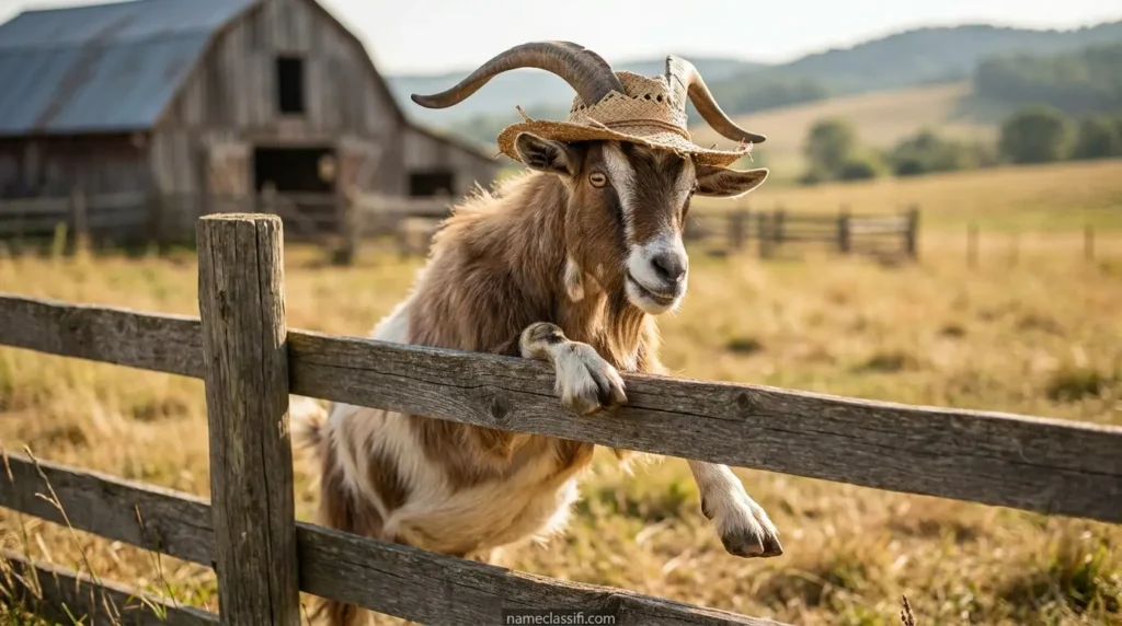 Cheeky Double Meaning Goat Names