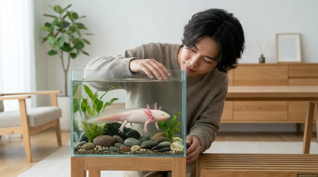 Choosing Pink Axolotl Name