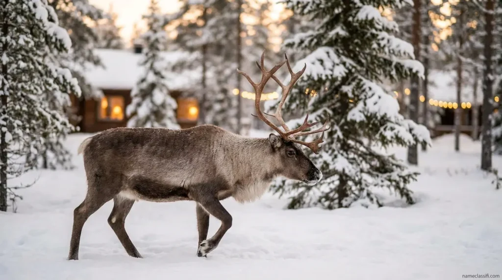 Christmas and Winter Reindeer Names