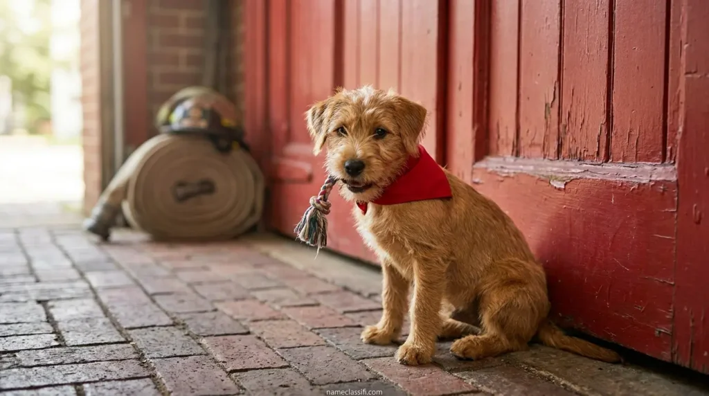 Cute Firefighter Puppy Names
