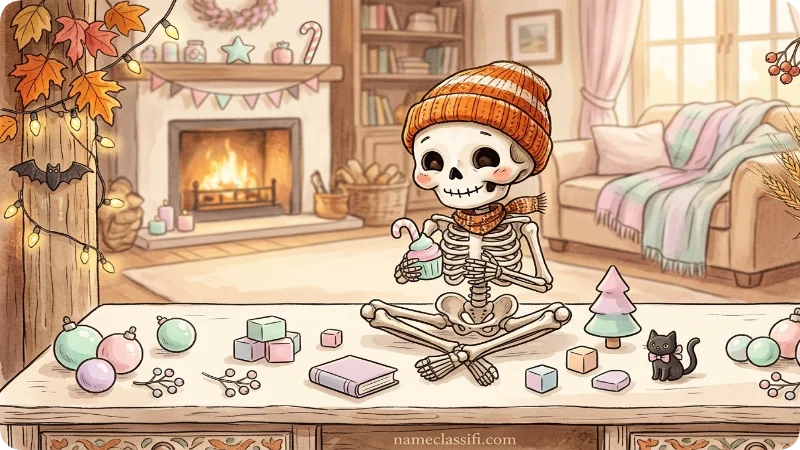 Cute Skeleton Character