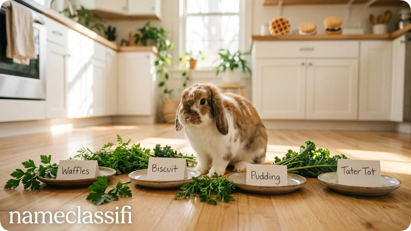 Food-Inspired Silly Rabbit Names