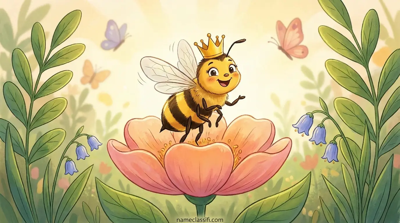 Funny Bee Character
