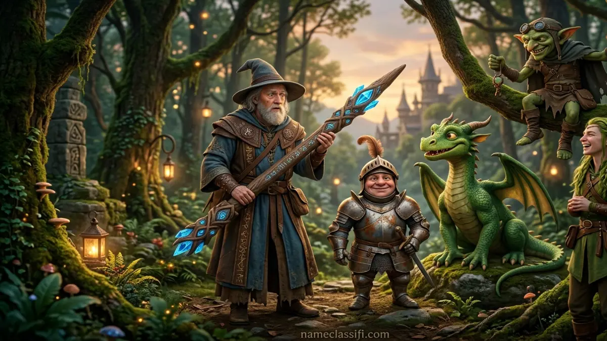 Funny Fantasy & Mythical Character Names