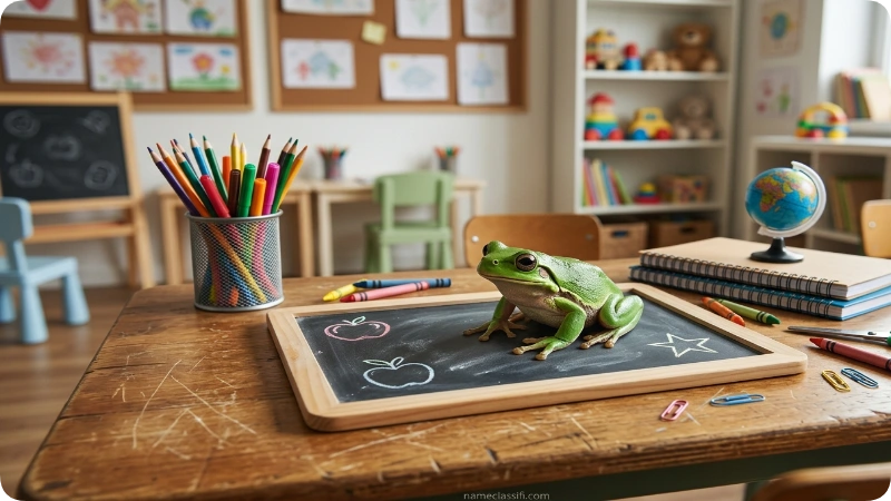 Funny Frog Classroom Names