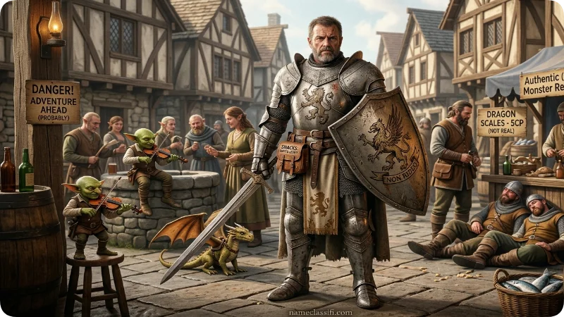 Funny Paladin Names for Short Usernames