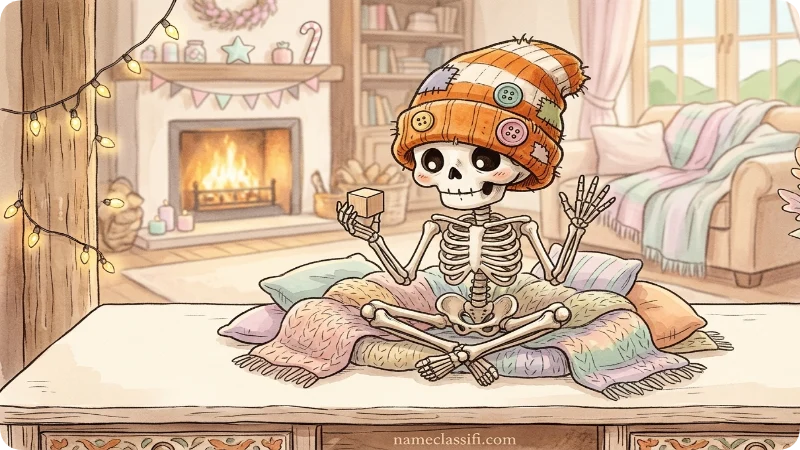 Funny Skeleton Character