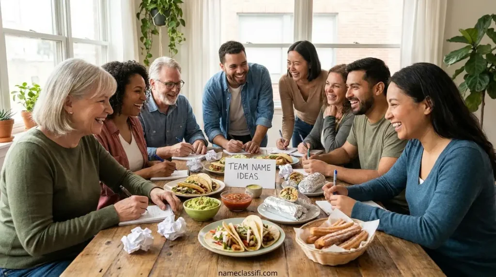 Mexican Food Team Names