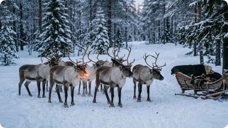 Santa's Nine Reindeer Names