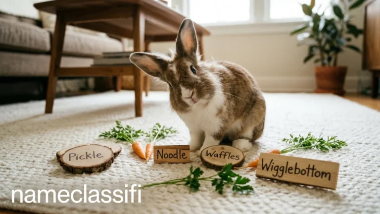 Silly Rabbit Names