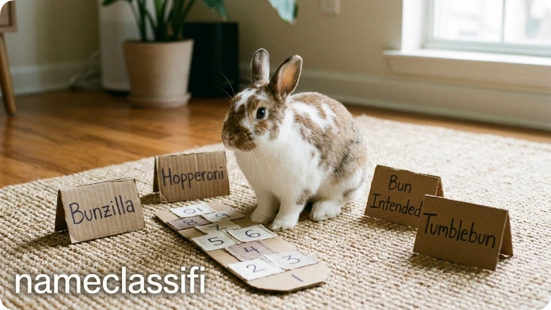 Silly Rabbit Names Bunny Wordplay