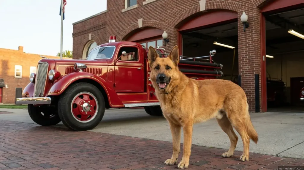 Strong Firefighter Dog Names